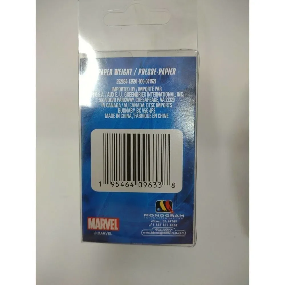 Avengers Paperweight Bust Set Of 3 Captain America Iron Man And Thor Great Piece